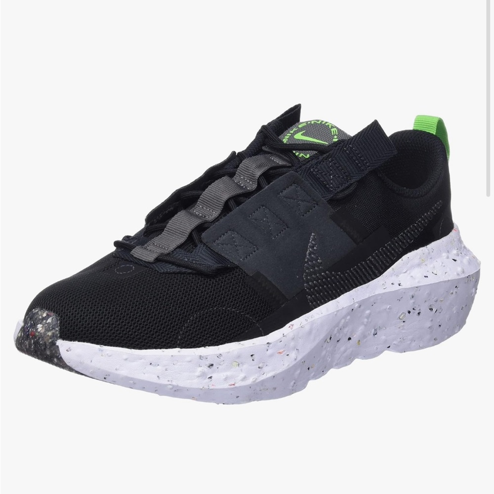 Nike Black and Green Sneakers